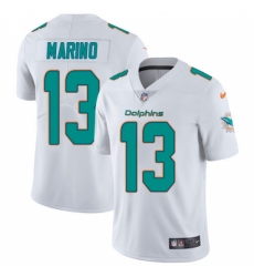 Men's Nike Miami Dolphins #13 Dan Marino White Vapor Untouchable Limited Player NFL Jersey