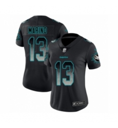 Women's Miami Dolphins #13 Dan Marino Limited Black Smoke Fashion Football Jersey