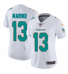 Women's Nike Miami Dolphins #13 Dan Marino Elite White NFL Jersey