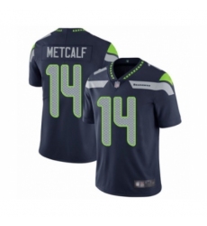 Men's Seattle Seahawks #14 D.K. Metcalf Navy Blue Team Color Vapor Untouchable Limited Player Football Jersey