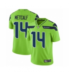 Youth Seattle Seahawks #14 D.K. Metcalf Limited Green Rush Vapor Untouchable Football Jersey