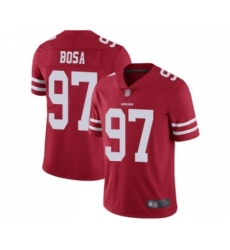 Men's San Francisco 49ers #97 Nick Bosa Red Team Color Vapor Untouchable Limited Player Football Jersey