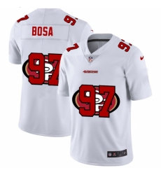 Men's San Francisco 49ers #97 Nick Bosa White Nike White Shadow Edition Limited Jersey