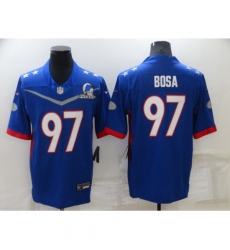 San Francisco 49ers #97 Nick Bosa Royal 2022 NFC Pro Bowl Limited Player Jersey