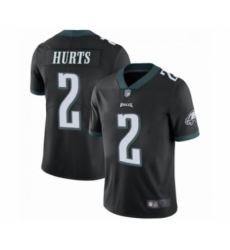 Philadelphia Eagles #2 Jalen Hurts Black Alternate Vapor Untouchable Limited Player Football Jersey