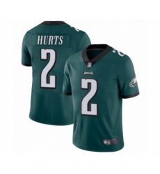 Philadelphia Eagles #2 Jalen Hurts Midnight Green Team Color Vapor Untouchable Limited Player Football Jersey