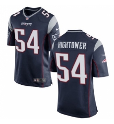 Men's Nike New England Patriots #54 Dont'a Hightower Game Navy Blue Team Color NFL Jersey