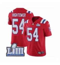 Men's Nike New England Patriots #54 Dont'a Hightower Red Alternate Vapor Untouchable Limited Player Super Bowl LIII Bound NFL Jersey