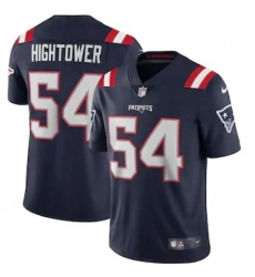 Nike New England Patriots #54 Dont'a Hightower Men's Navy 2020 Vapor Limited Jersey