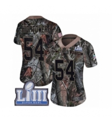 Women's Nike New England Patriots #54 Dont'a Hightower Camo Rush Realtree Limited Super Bowl LIII Bound NFL Jersey