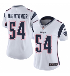 Women's Nike New England Patriots #54 Dont'a Hightower White Vapor Untouchable Limited Player NFL Jersey