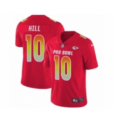 Men's Nike Kansas City Chiefs #10 Tyreek Hill Limited Red AFC 2019 Pro Bowl NFL Jersey