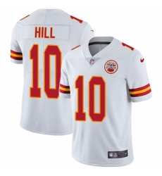 Men's Nike Kansas City Chiefs #10 Tyreek Hill White Vapor Untouchable Limited Player NFL Jersey