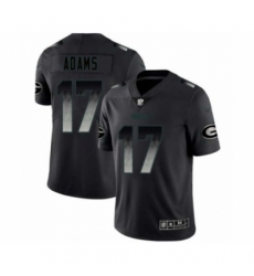 Men's Green Bay Packers #17 Davante Adams Limited Black Smoke Fashion Limited Football Jersey