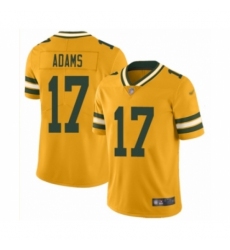Men's Green Bay Packers #17 Davante Adams Limited Gold Inverted Legend Football Jersey