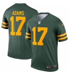 Men's Green Bay Packers #17 Davante Adams Nike Green Alternate Legend Player Jersey