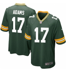 Men's Nike Green Bay Packers #17 Davante Adams Game Green Team Color NFL Jersey