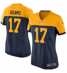 Women's Nike Green Bay Packers #17 Davante Adams Limited Navy Blue Alternate NFL Jersey