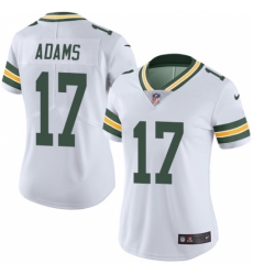 Women's Nike Green Bay Packers #17 Davante Adams White Vapor Untouchable Limited Player NFL Jersey