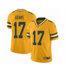 Youth Green Bay Packers #17 Davante Adams Limited Gold Inverted Legend Football Jersey