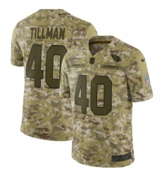 Men's Nike Arizona Cardinals #40 Pat Tillman Limited Camo 2018 Salute to Service NFL Jersey
