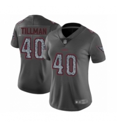 Women's Arizona Cardinals #40 Pat Tillman Limited Gray Static Fashion Football Jersey