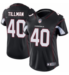 Women's Nike Arizona Cardinals #40 Pat Tillman Black Alternate Vapor Untouchable Limited Player NFL Jersey
