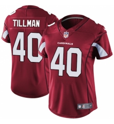 Women's Nike Arizona Cardinals #40 Pat Tillman Red Team Color Vapor Untouchable Limited Player NFL Jersey