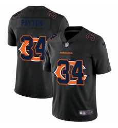 Men's Chicago Bears #34 Walter Payton Black Nike Black Shadow Edition Limited Jersey
