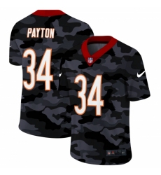 Men's Chicago Bears #34 Walter Payton Camo 2020 Nike Limited Jersey