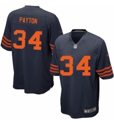 Men's Nike Chicago Bears #34 Walter Payton Game Navy Blue Alternate NFL Jersey