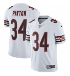 Men's Nike Chicago Bears #34 Walter Payton White Vapor Untouchable Limited Player NFL Jersey