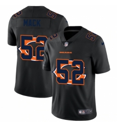 Men's Chicago Bears #52 Khalil Mack Black Nike Black Shadow Edition Limited Jersey