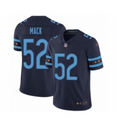 Men's Chicago Bears #52 Khalil Mack Limited Navy Blue City Edition Football Jersey