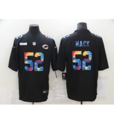 Men's Chicago Bears #52 Khalil Mack Rainbow Version Nike Limited Jersey