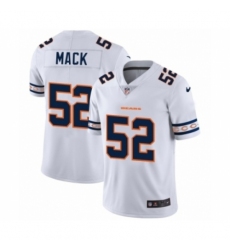 Men's Chicago Bears #52 Khalil Mack White Team Logo Cool Edition Jersey