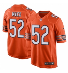 Men's Nike Chicago Bears #52 Khalil Mack Game Orange Alternate NFL Jersey