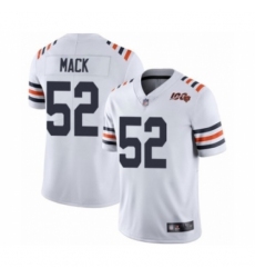 Youth Chicago Bears #52 Khalil Mack White 100th Season Limited Football Jersey