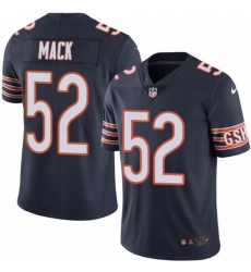 Youth Nike Chicago Bears #52 Khalil Mack Navy Blue Team Color Vapor Untouchable Limited Player NFL Jersey