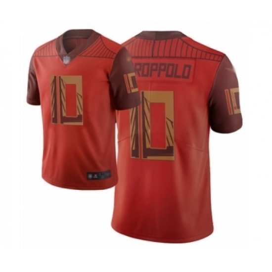 Women's San Francisco 49ers #10 Jimmy Garoppolo Limited Red City Edition Football Jersey Women's San Francisco 49ers #10 Jimmy Garoppolo Limited Red City Edition Football Jersey