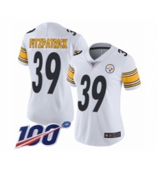 Women's Pittsburgh Steelers #39 Minkah Fitzpatrick White Vapor Untouchable Limited Player 100th Season Football Jersey