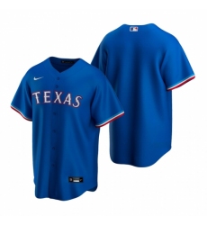 Men's Nike Texas Rangers Blank Royal Alternate Stitched Baseball Jersey