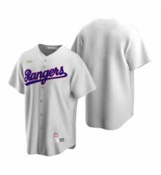 Men's Nike Texas Rangers Blank White Cooperstown Collection Home Stitched Baseball Jersey