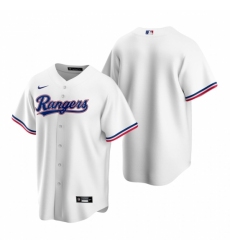 Men's Nike Texas Rangers Blank White Home Stitched Baseball Jersey