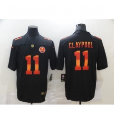 Men's Pittsburgh Steelers #11 Chase Claypool Black colorful Nike Limited Jersey