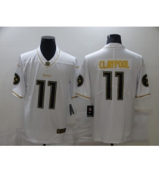 Men's Pittsburgh Steelers #11 Chase Claypool White Nike Limited Jerseys