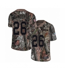 Men's Philadelphia Eagles #26 Miles Sanders Camo Rush Realtree Limited Football Jersey