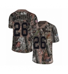 Men's Philadelphia Eagles #26 Miles Sanders Camo Rush Realtree Limited Football Jersey