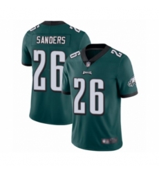 Men's Philadelphia Eagles #26 Miles Sanders Midnight Green Team Color Vapor Untouchable Limited Player Football Jersey