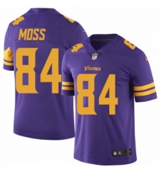 Men's Nike Minnesota Vikings #84 Randy Moss Limited Purple Rush Vapor Untouchable NFL Jersey